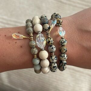 Set of 4 Beaded Bracelets